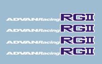 Advan Racing RGII| Wheels Sticker