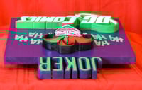 Image 6 of Joker Logo - 11 ¼ Inches L and 12 Inches H- Hand Crafted Wooden Wall Hanging Decor.