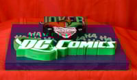 Image 7 of Joker Logo - 11 ¼ Inches L and 12 Inches H- Hand Crafted Wooden Wall Hanging Decor.