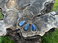 Image 4 of Blue Kyanite brass necklace