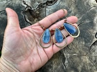Image 7 of Blue Kyanite brass necklace