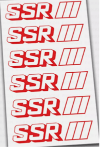 Image 3 of SSR SP1|Wheels Sticker