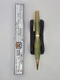 Image 2 of "Spring Mist" Gold Slim Pen 