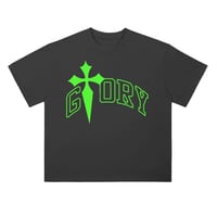 Image 1 of Glory Logo Tee (Neon Green) 