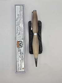Image 4 of "Faux Ivory" Slim Pen