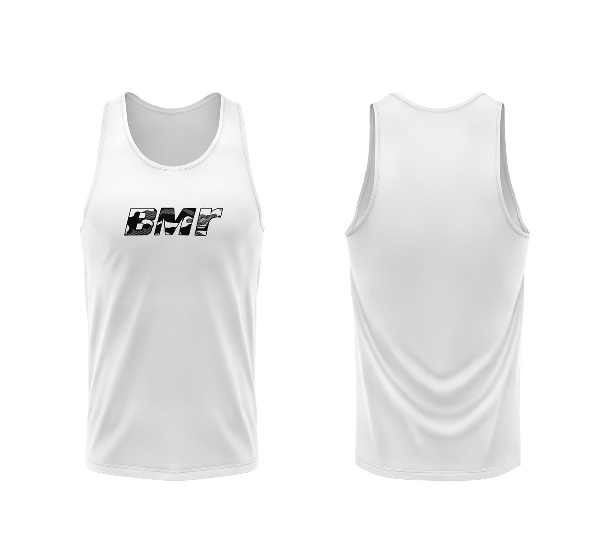 BMR White & Grey Camo Tank