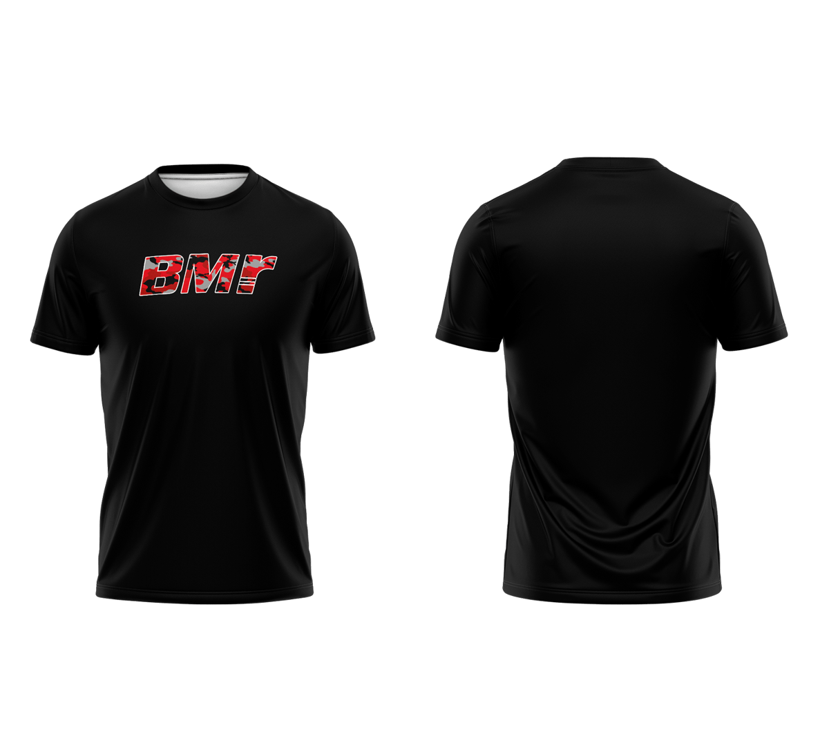 BMR Black & Red Camo Tshirt