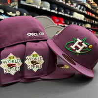 Image 2 of New Era 59Fifty Plum Space City