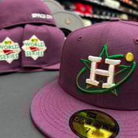Image 1 of New Era 59Fifty Plum Space City