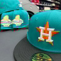 Image 1 of New Era 59Fifty Northwest Green / Orange🍊🍊🍊🍊🍊