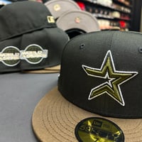 Image 1 of New Era 59Fifty Black-Walnut / Alpine Green