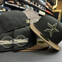 Image 2 of New Era 59Fifty Black-Walnut / Alpine Green