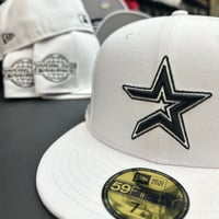 Image 1 of New Era 59Fifty White-Black 