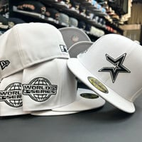 Image 3 of New Era 59Fifty White-Black 