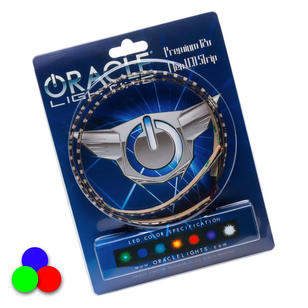 Image of COLORSHIFT 15" ORACLE Ambient LED Lighting Flexible Strip **REVIEW PRODUCT  DESCRIPTION NOTES**