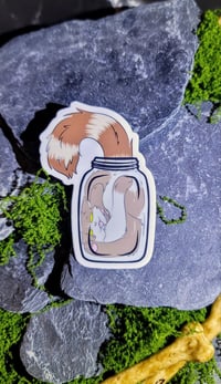 Image 2 of Cat Bottle Sticker