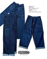 Image 1 of 15.5 OZ - 668 Pleated Selvedge Denim Pant