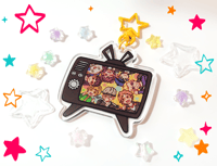Image 3 of Persona 4 Investigation Team 2.5" Acrylic Charm + Wrist Lanyard