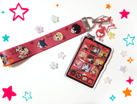 Image 1 of Persona 5 Phantom Thieves Acrylic Keychain +  Wrist Lanyard
