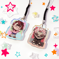 Image 2 of Dandadan Momo & Okarun Mini Acrylic Charm