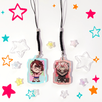 Image 5 of Dandadan Momo & Okarun Mini Acrylic Charm