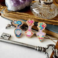 Image 4 of Pansexual Magic Potion Wood Pin