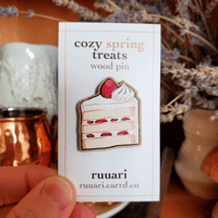Image 4 of Strawberry Shortcake Wood Pin
