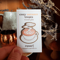 Image 4 of Latte Wood Pin