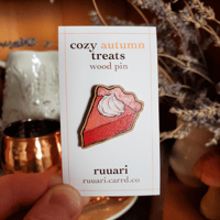 Image 4 of Pumpkin Pie Wood Pin