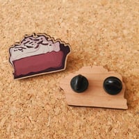 Image 3 of French Silk Pie Wood Pin