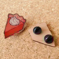 Image 3 of Pumpkin Pie Wood Pin