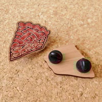 Image 3 of Apple Pie Wood Pin