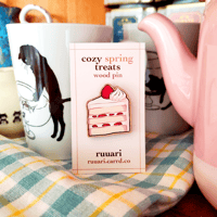 Image 1 of Strawberry Shortcake Wood Pin