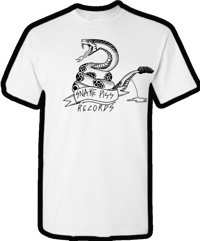 SPR White T-shirt w/ Black Snake