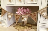 Image 1 of #28 Rustic Bunting - 10 flags *Flat rate $15.50 postage*