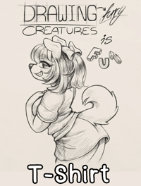 Image 1 of Drawing Furry Creatures - Unisex T shirt