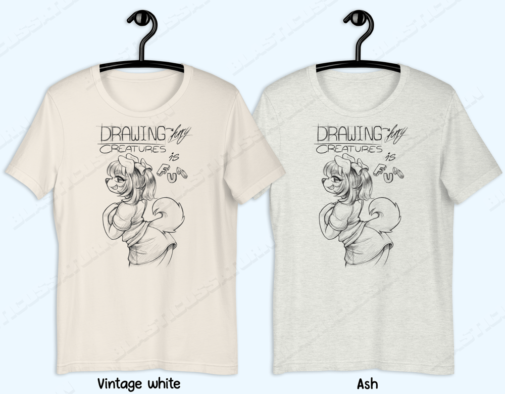 Drawing Furry Creatures - Unisex T shirt