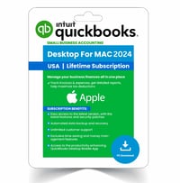Intuit QuickBooks Desktop Pro 2024 Mac Lifetime License