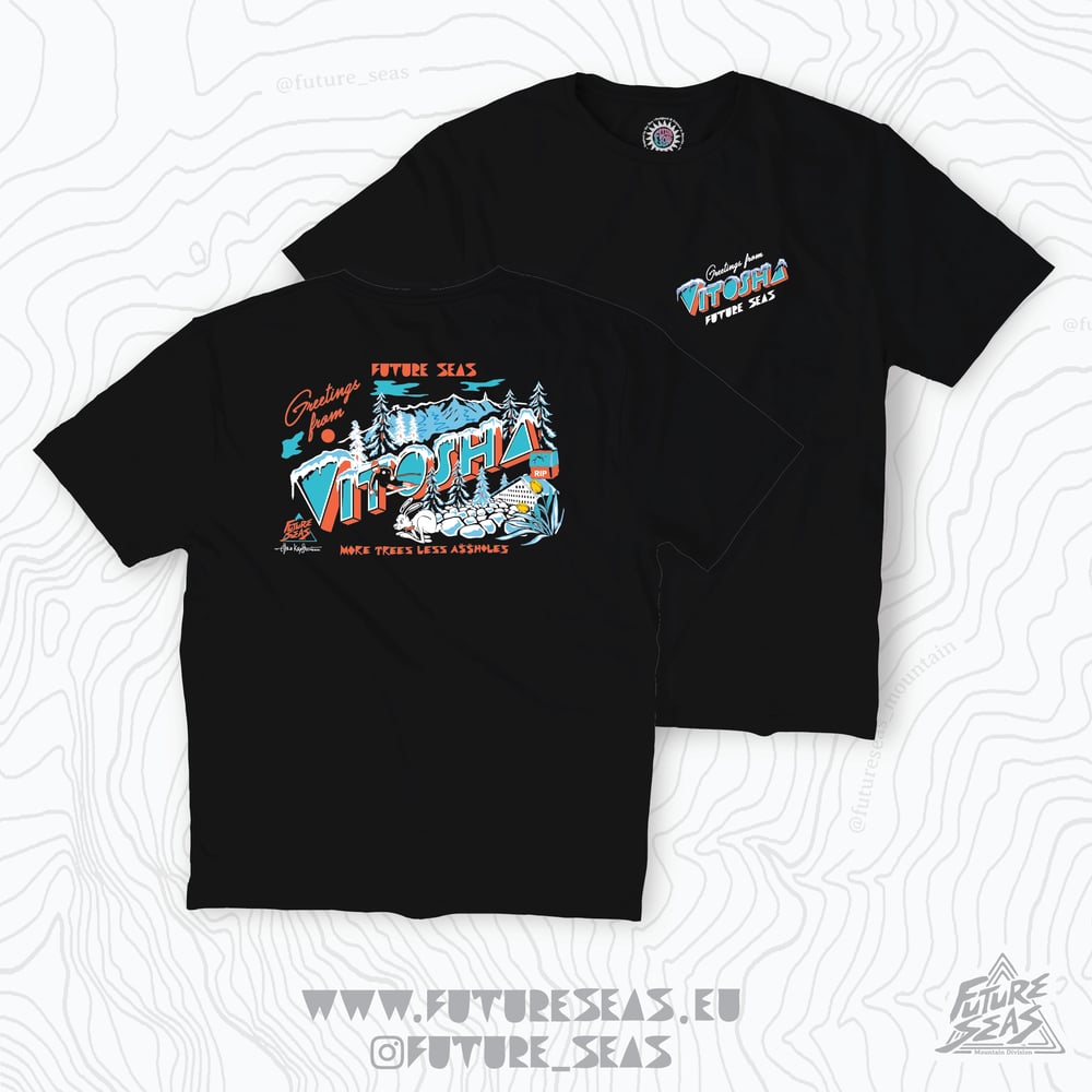 Image of Vitosha Post Card T-SHIRT AND LONG SLEEVE T SHIRT