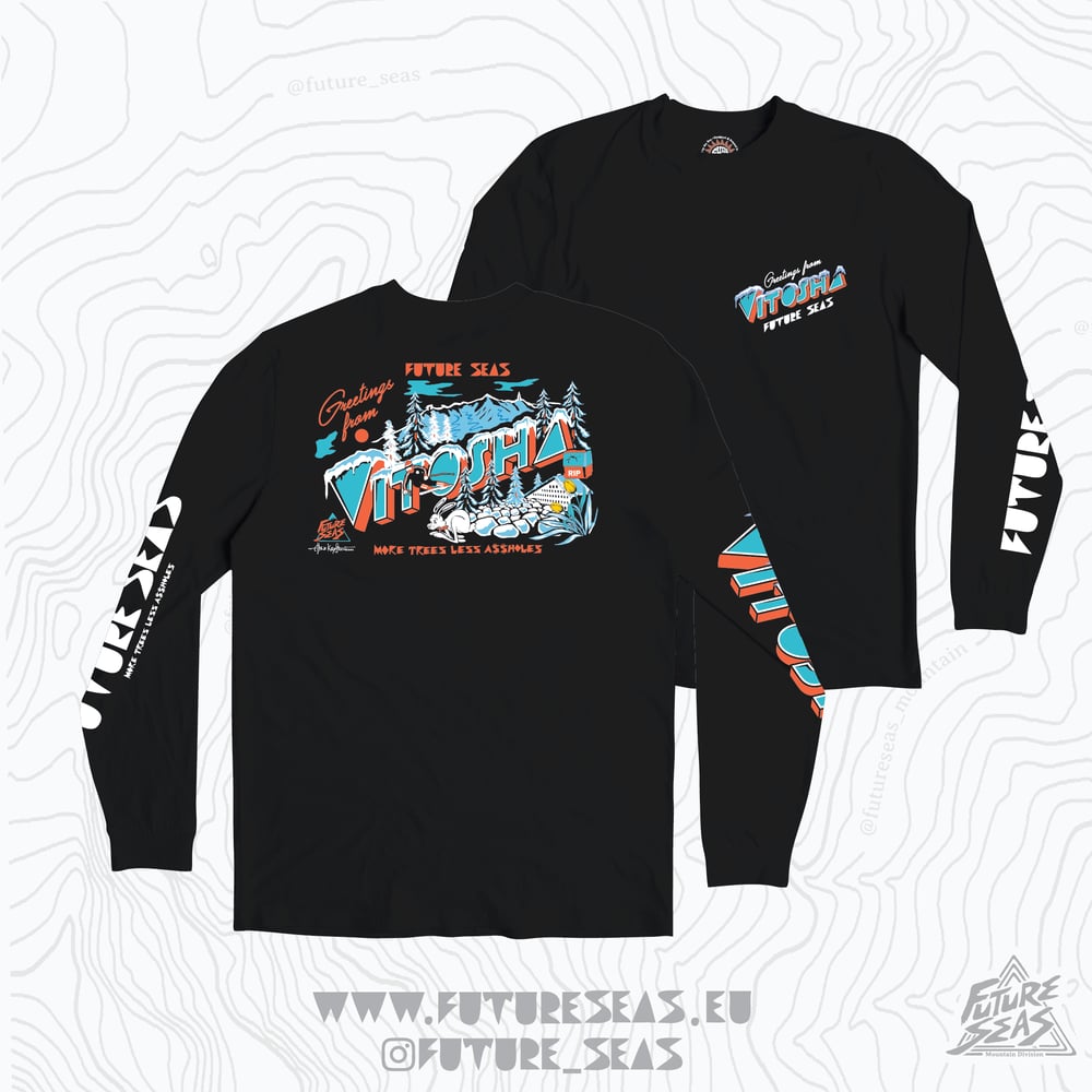 Image of Vitosha Post Card T-SHIRT AND LONG SLEEVE T SHIRT