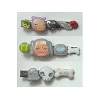 𖦹 handmade hairclips set ☆