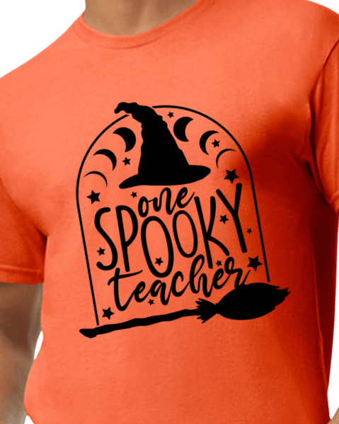 Image of One Spooky Teacher Apparel