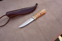 Image 4 of Puukko Birch English Birch Burl Handle