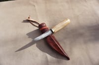 Image 3 of Puukko Laminated traditional hand forged  san mai  Slöyd 