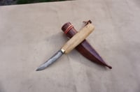 Image 1 of Puukko Laminated traditional hand forged  san mai  Slöyd 