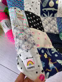 Image 5 of  COMMANDE RESERVEE POUR LITOU sac à projets Taille M: Funny Patchwork 