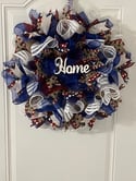 "USA" 4th of July - Memorial Day Wreath