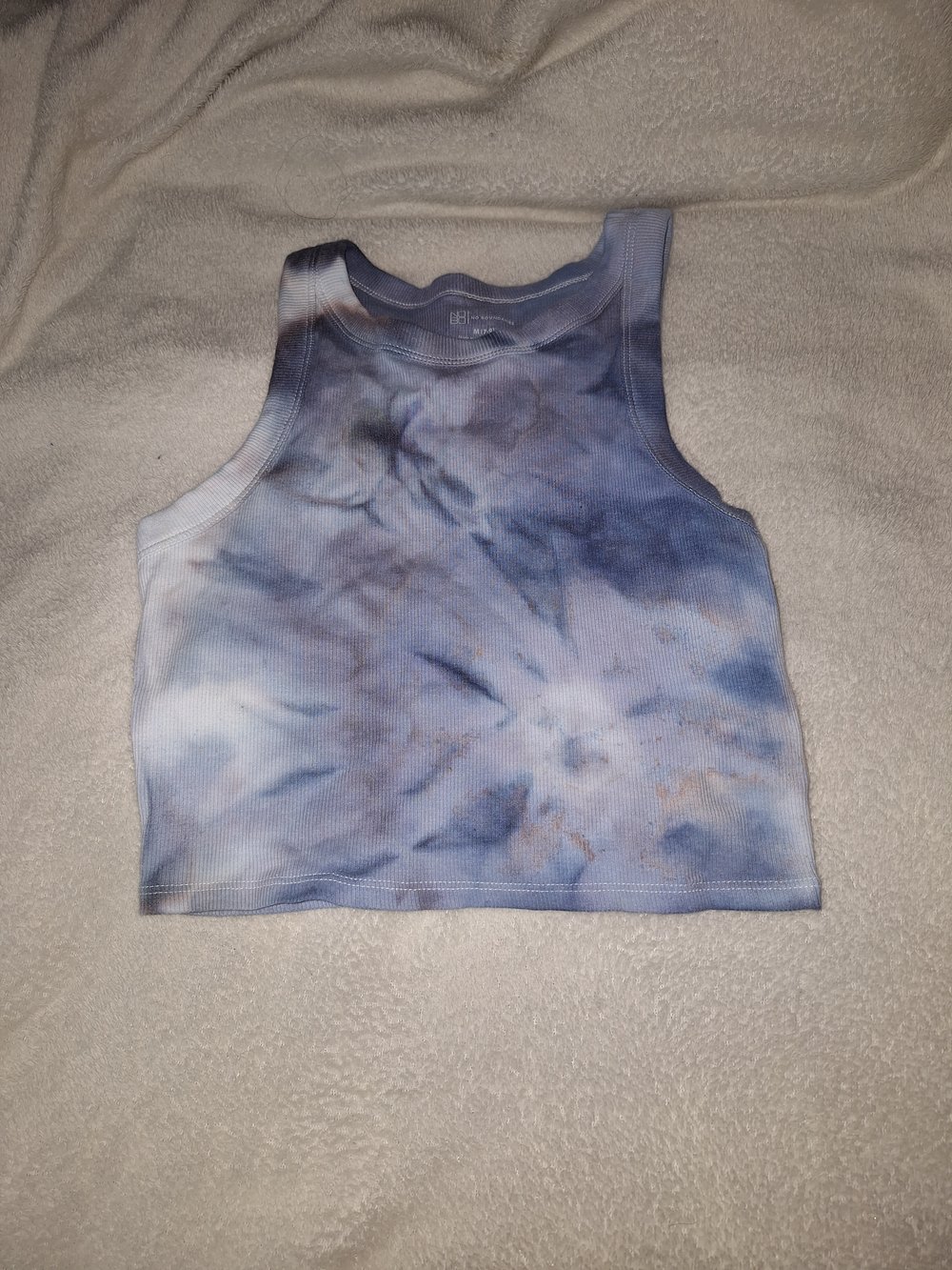 Image of Crop tank tye dye