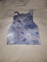 Image 1 of Crop tank tye dye