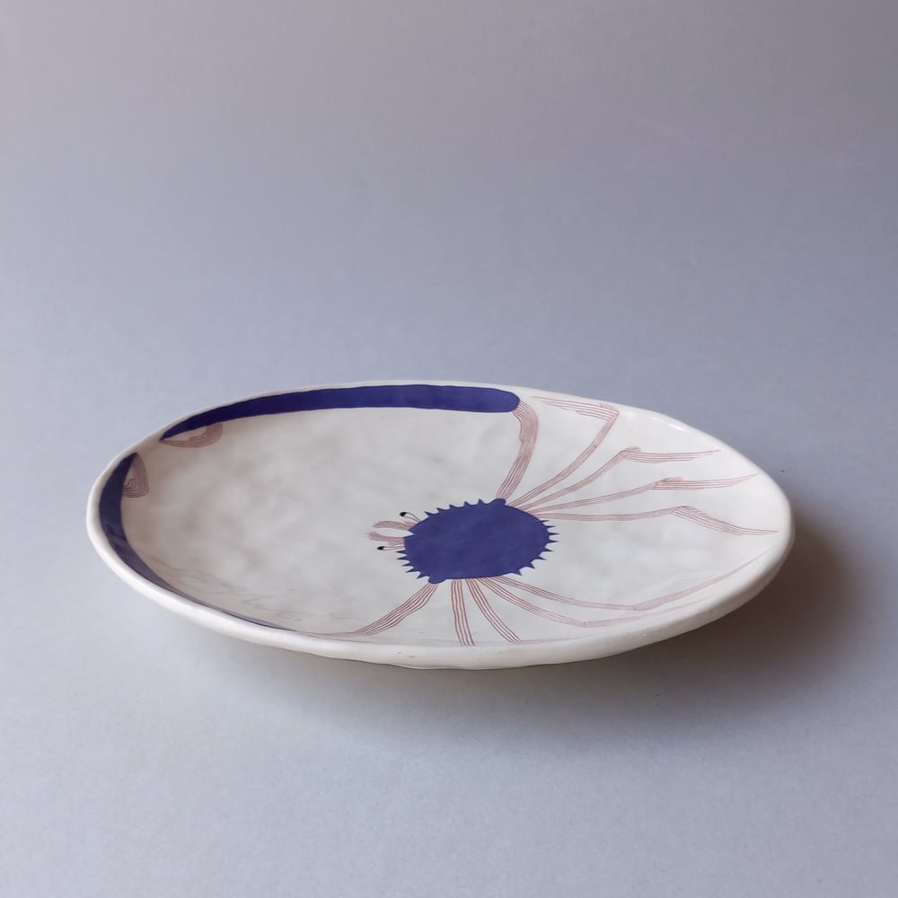 Image of Purple Spider Crab Plate